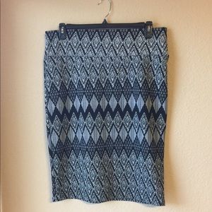 Black and White Cassie Skirt